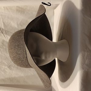 Wool Floppy Hat, OS, Heather Grey